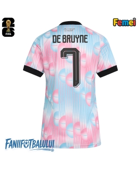 Belgia Kevin De Bruyne #7 Echipament de Fotbal Replică Mondial 2026 Femei Deplasare Belgia Kevin De Bruyne #7 Echipament de Fotbal Replică Mondial 2026 Femei Deplasare